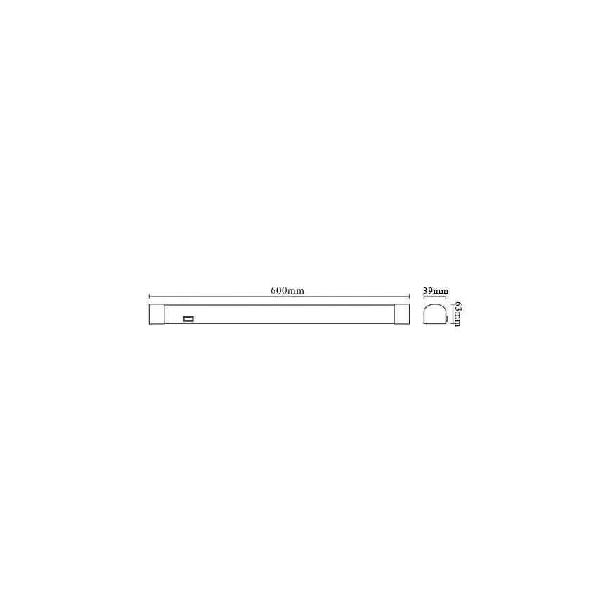LED alusevalgusti LED/15W/230V 60 cm IP44 valge