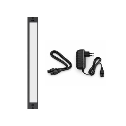 LED aluskapi valgusti LED/12W/230V 2700/3000/4000/5000/5700K 42 cm must