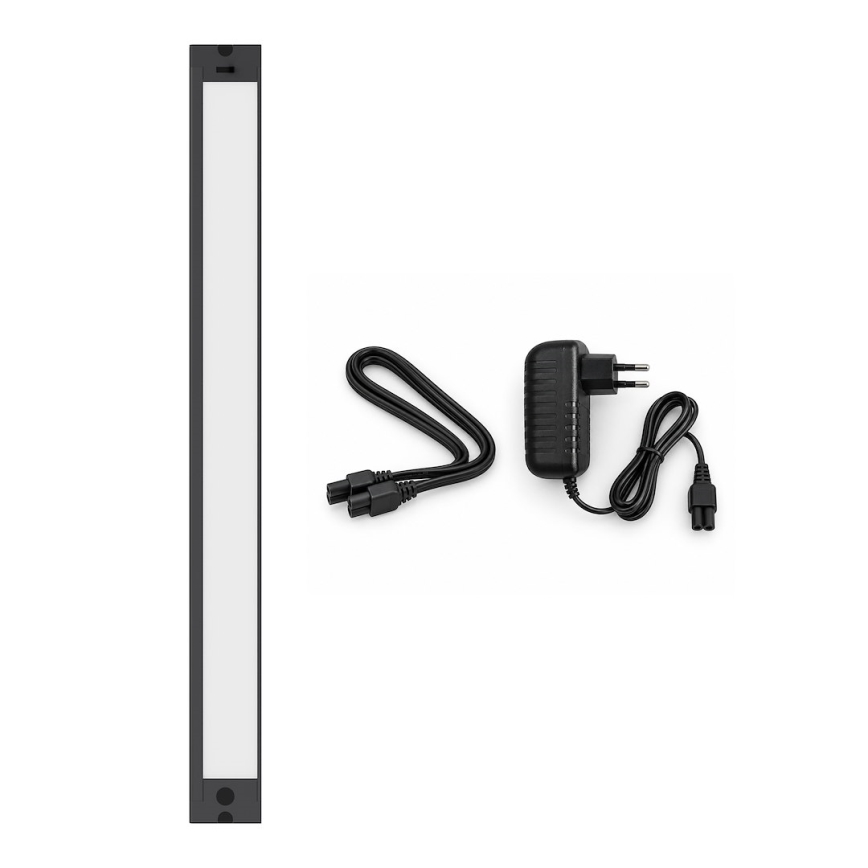 LED kapialune valgusti LED/18W/230V 2700/3000/4000/5000/5700K 60 cm must