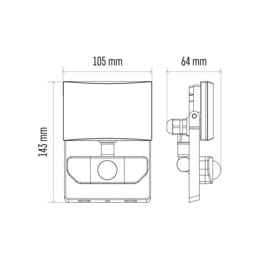 LED Anduriga prožektor LED/10,5W/230V IP54