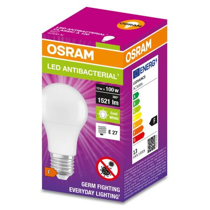 LED Antibakteriaalne pirn A100 E27/13W/230V 4000K - Osram