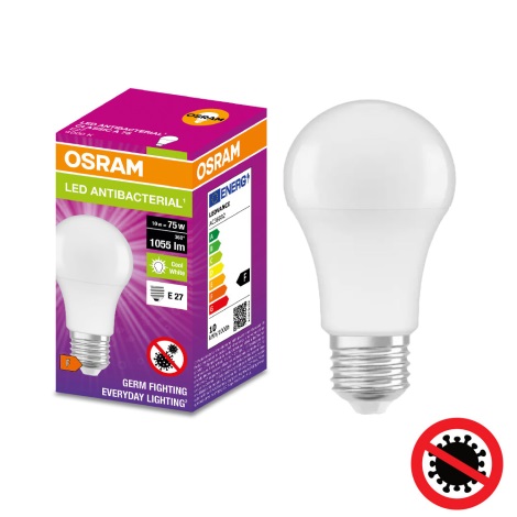 LED Antibakteriaalne pirn A75 E27/10W/230V 4000K - Osram