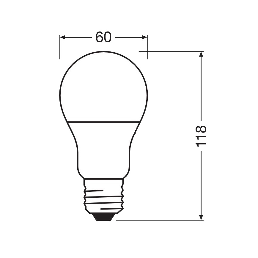LED Antibakteriaalne pirn A75 E27/10W/230V 4000K - Osram