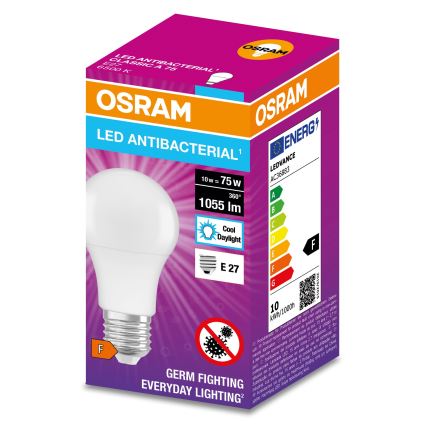 LED Antibakteriaalne pirn A75 E27/10W/230V 6500K - Osram