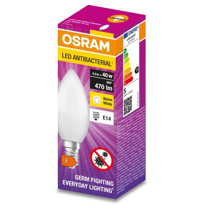 LED Antibakteriaalne pirn B40 E14/4,9W/230V 2700K - Osram