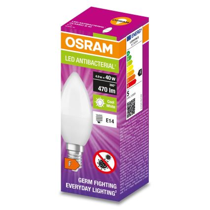 LED Antibakteriaalne pirn B40 E14/4,9W/230V 4000K - Osram