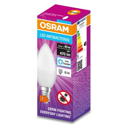 LED Antibakteriaalne pirn B40 E14/4,9W/230V 6500K - Osram