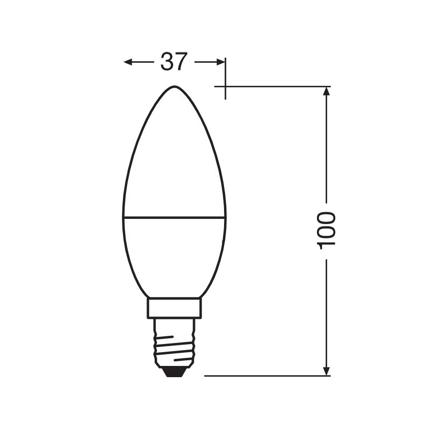 LED Antibakteriaalne pirn B40 E14/4,9W/230V 6500K - Osram