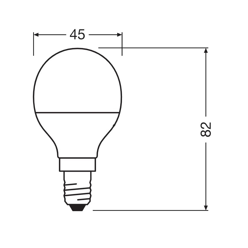 LED Antibakteriaalne pirn P40 E14/4,9W/230V 2700K - Osram