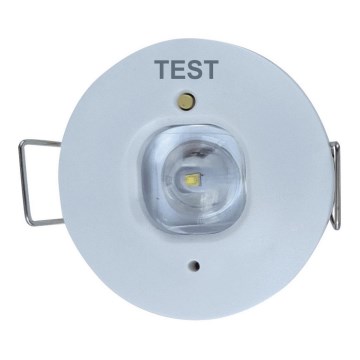 LED Avarii süvistatav valgusti GATRION LED/1W/230V 6000K