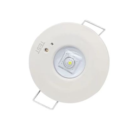 LED Avarii süvistatav valgusti LED/1,2W/230V 6000K