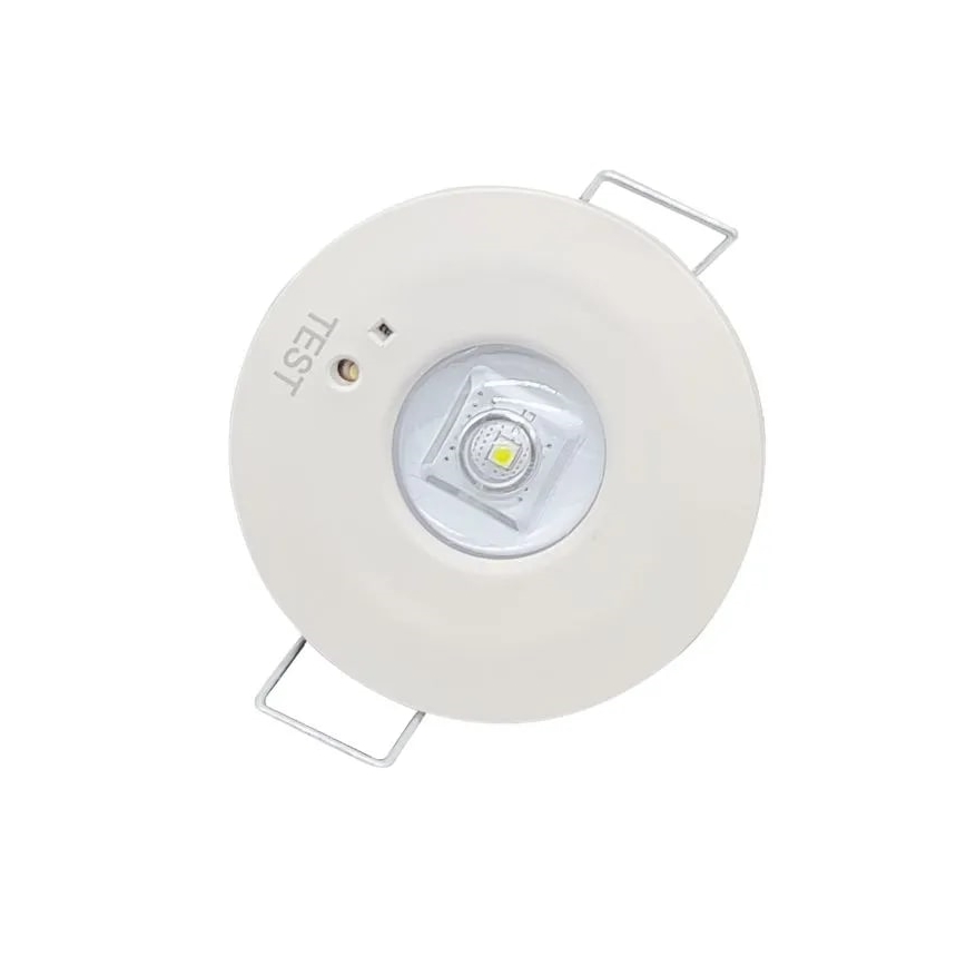 LED Avarii süvistatav valgusti LED/1,2W/230V 6000K