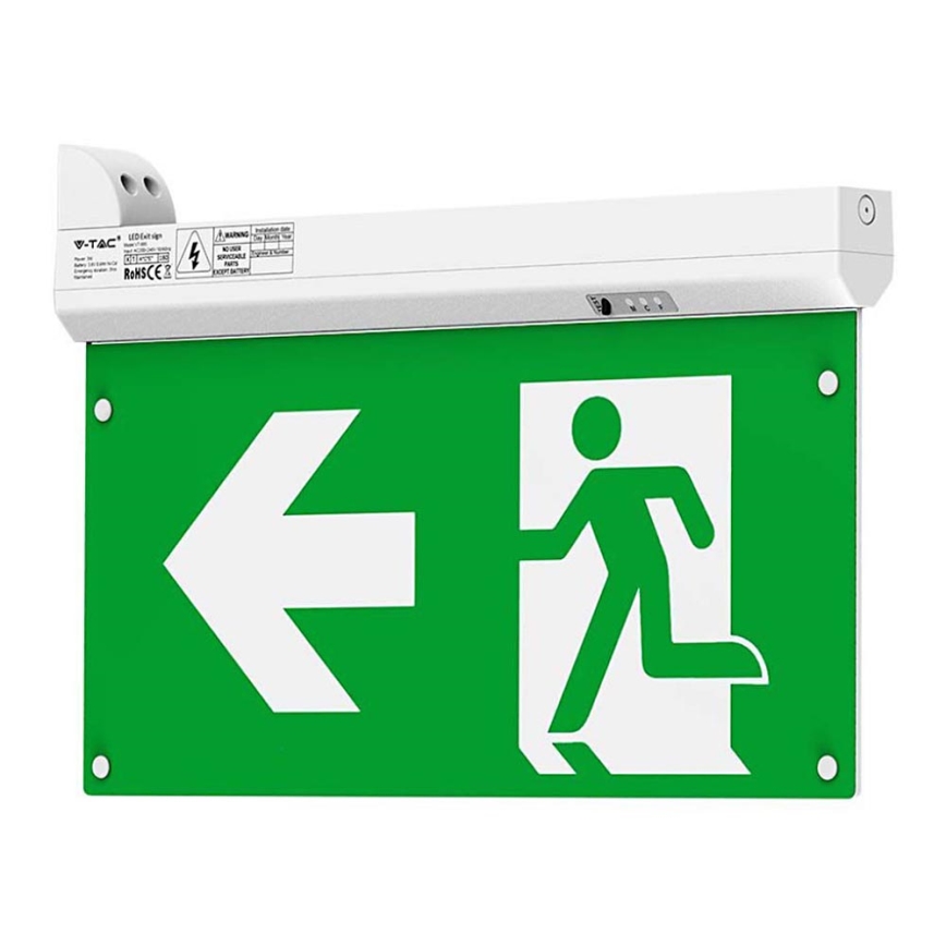 LED Avariivalgusti EMERGENCY EXIT LED/2,5W/230V 4-ühes 6000K