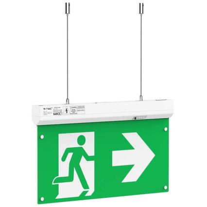 LED Avariivalgusti EMERGENCY EXIT LED/2,5W/230V 4-ühes 6000K