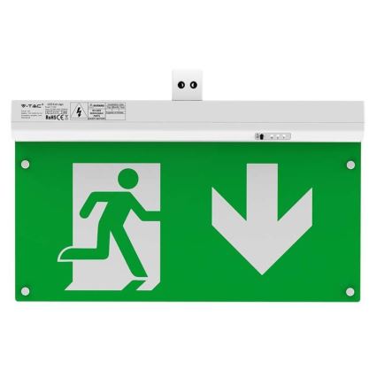 LED Avariivalgusti EMERGENCY EXIT LED/2,5W/230V 4-ühes 6000K