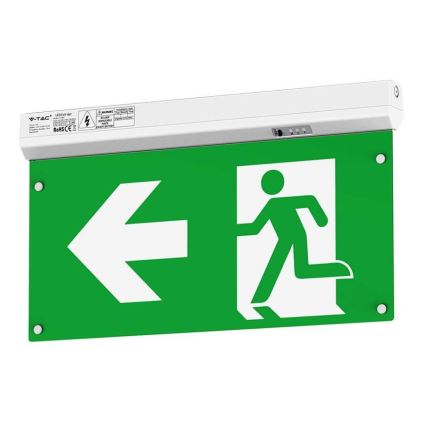 LED Avariivalgusti EMERGENCY EXIT LED/2,5W/230V 4-ühes 6000K