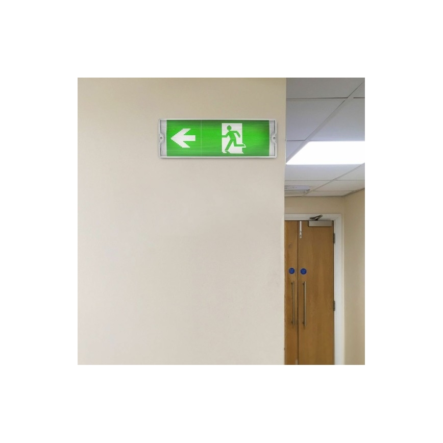 LED Avariivalgusti EMERGENCY EXIT LED/3W/230V 6400K IP65
