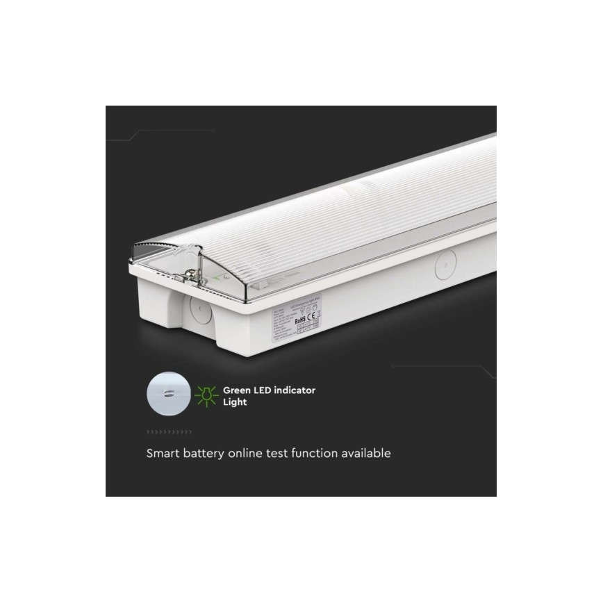 LED Avariivalgusti EMERGENCY EXIT LED/3W/230V 6400K IP65