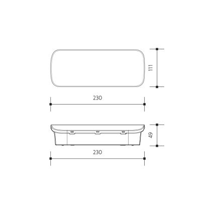 LED Avariivalgusti VIRGO EVO LED/1W/230V 6000K IP65