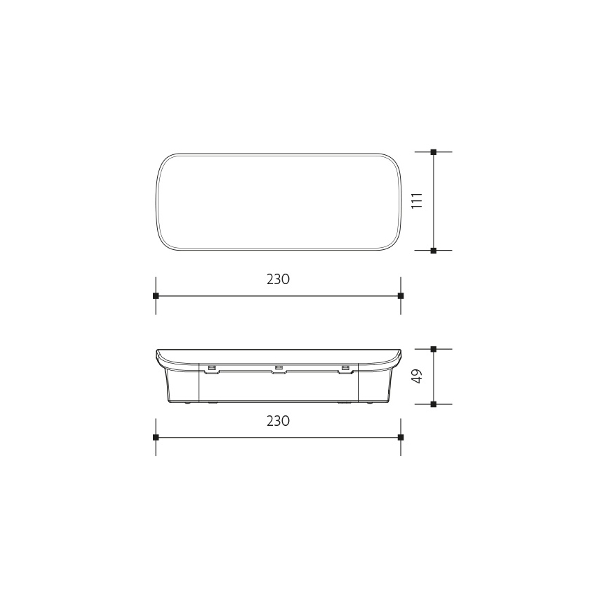 LED Avariivalgusti VIRGO EVO LED/1W/230V 6000K IP65