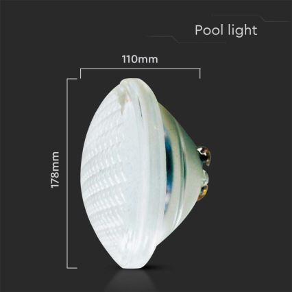 LED Basseinipirn LED/35W/12V IP68 6500K