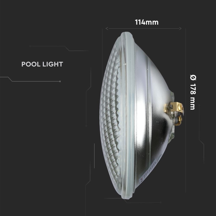 LED Basseinipirn LED/8W/12V IP68 3000K