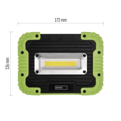 LED COB Laetav prožektor LED/3,7V 3000 mAh IP44