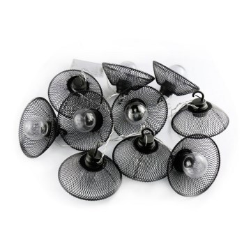 LED dekoratiivne kett ASTRA 10xLED/2xAA 2,1 m must