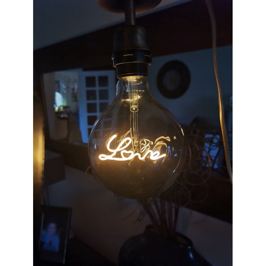 LED Dekoratiivne pirn FILAMENT G125 E27/5W/230V 2200K