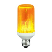 LED Dekoratiivne pirn FLAME T60 E27/3W/230V 1400K