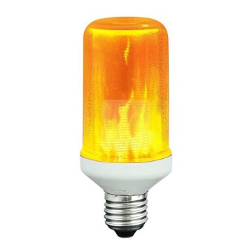 LED Dekoratiivne pirn FLAME T60 E27/3W/230V 1400K