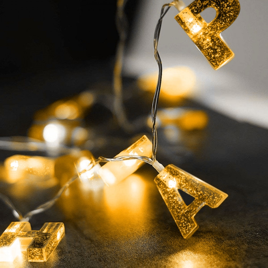 LED Dekoratiivne valguskett 13xLED 2,16m soe valge
