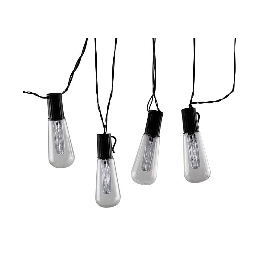 LED Dekoratiivne valguskett EDISON 2,65 m 10xLED/2xAA