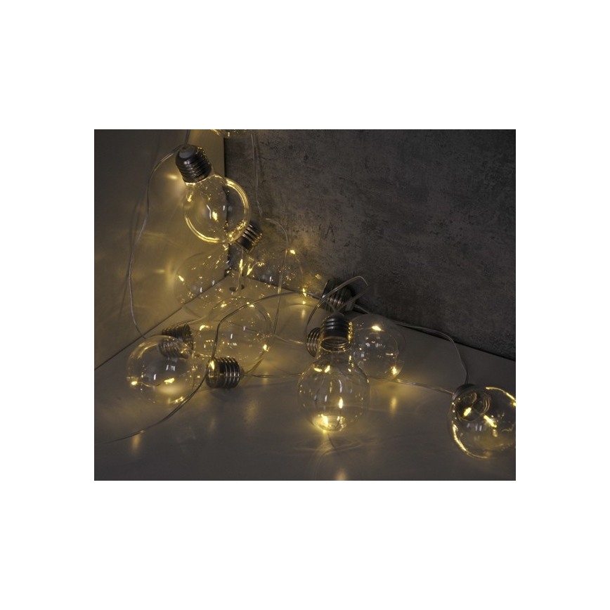 LED Dekoratiivne valguskett SMOLDER 2,1 m 10xLED/2xAA