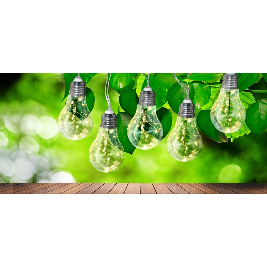 LED Dekoratiivne valguskett SMOLDER 2,1 m 10xLED/2xAA