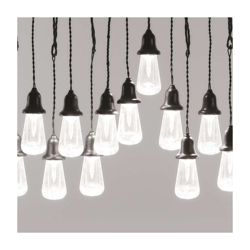 LED Dekoratiivne väli valguskett 60xLED/8,6m IP44 külm valge