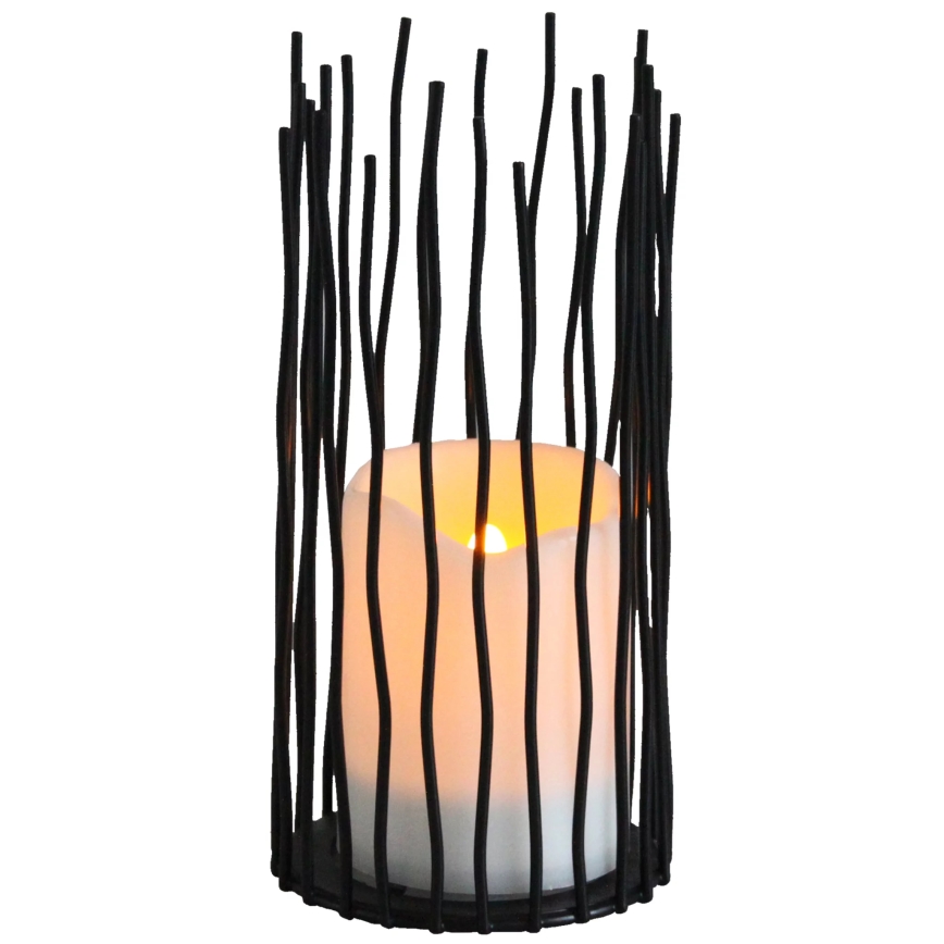 LED Dekoratiivne välivalgusti NYBORG LED/2xAA 22 cm IP44 soe valge