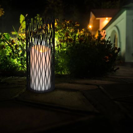 LED Dekoratiivne välivalgusti NYBORG LED/2xAA 35 cm IP44 soe valge