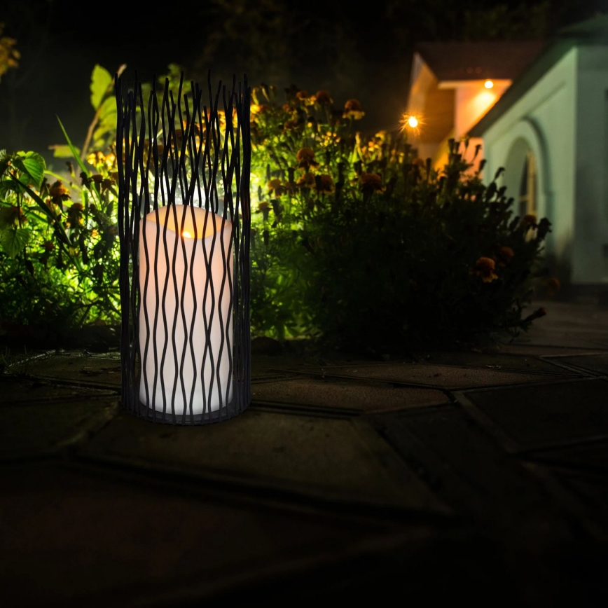 LED Dekoratiivne välivalgusti NYBORG LED/2xAA 35 cm IP44 soe valge
