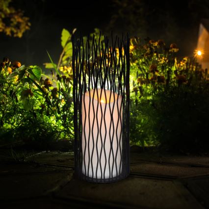 LED Dekoratiivne välivalgusti NYBORG LED/2xAA 35 cm IP44 soe valge