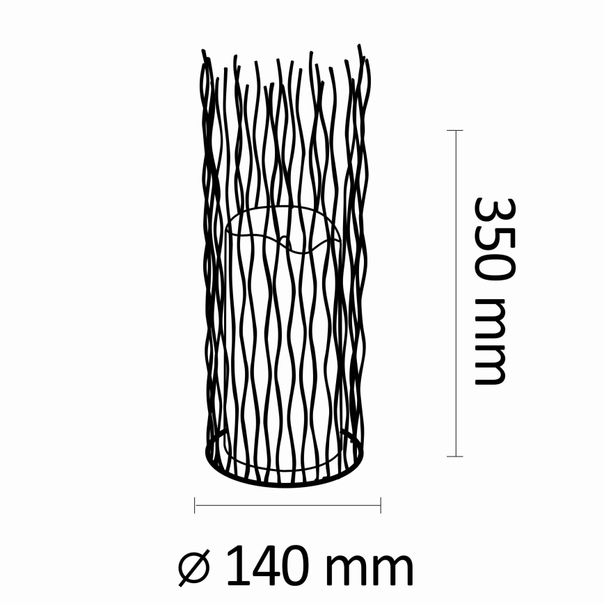 LED Dekoratiivne välivalgusti NYBORG LED/2xAA 35 cm IP44 soe valge