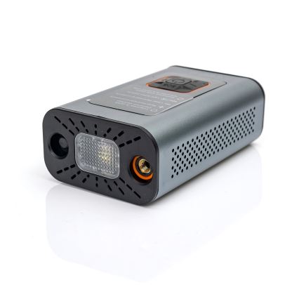 LED Digitaalne taskukompressor 3-ühes 4000 mAh 5W must