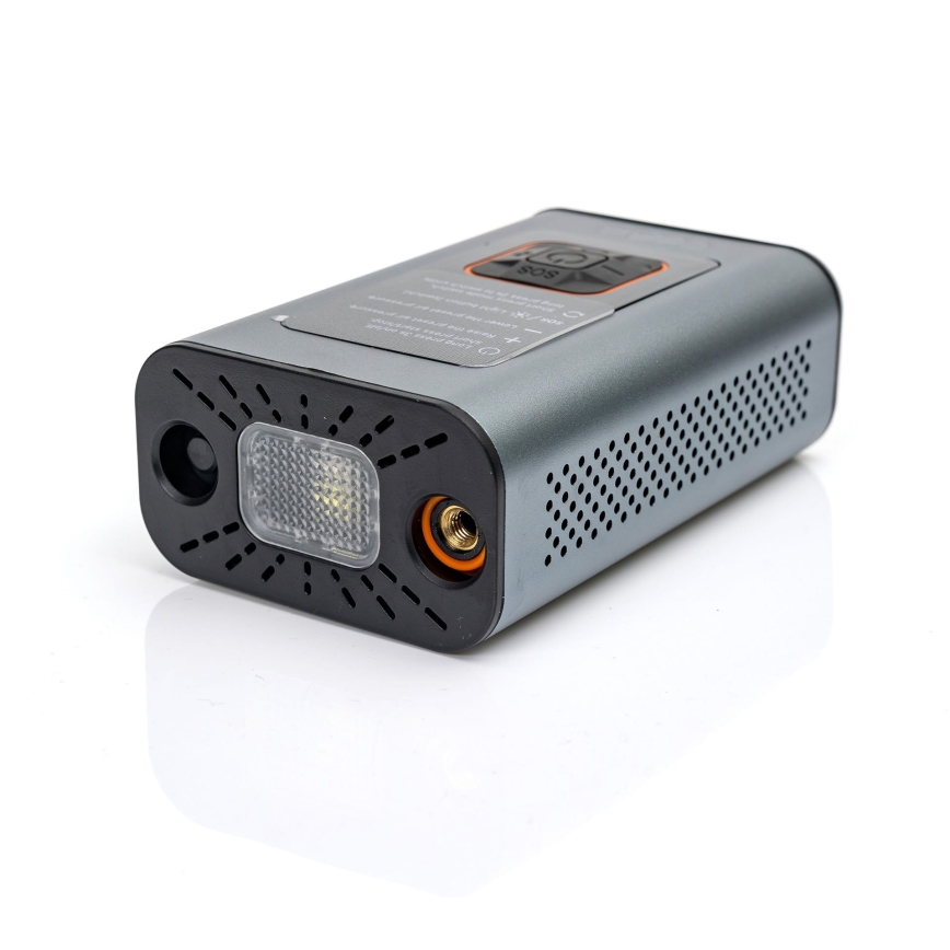 LED Digitaalne taskukompressor 3-ühes 4000 mAh 5W must