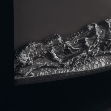 LED elektriline kamin küttega LED/2000W/230V + kaugjuhtimispult