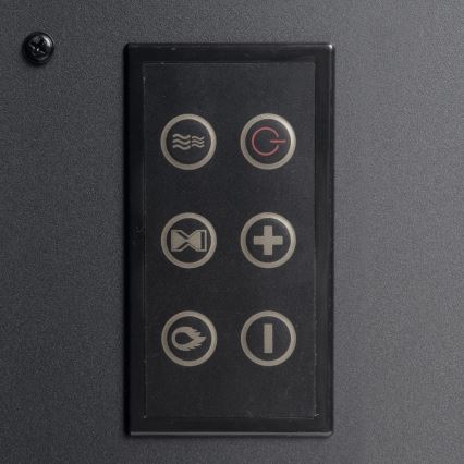 LED elektriline kamin küttega LED/2000W/230V + kaugjuhtimispult