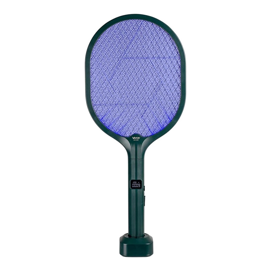 LED Elektriline putukapüüdja 2-ühes LCD-ekraaniga 1200 mAh/5V roheline