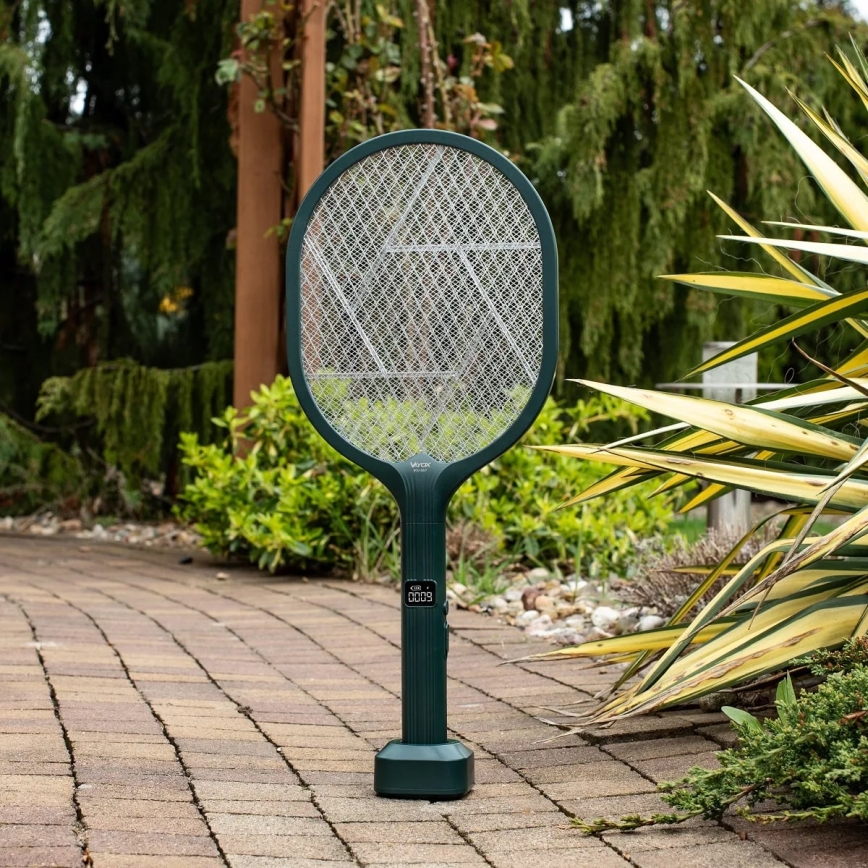 LED Elektriline putukapüüdja 2-ühes LCD-ekraaniga 1200 mAh/5V roheline