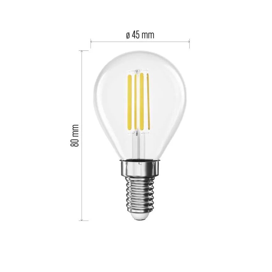 LED filament-pirn E14/3,8W/230V 4000K Energiaklass A