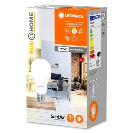 LED Hämardatav antibakteriaalne pirn A40 E27/9W/230V Wi-Fi - Ledvance