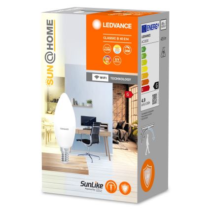 LED Hämardatav antibakteriaalne pirn B40 E14/4,9W/230V Wi-Fi - Ledvance